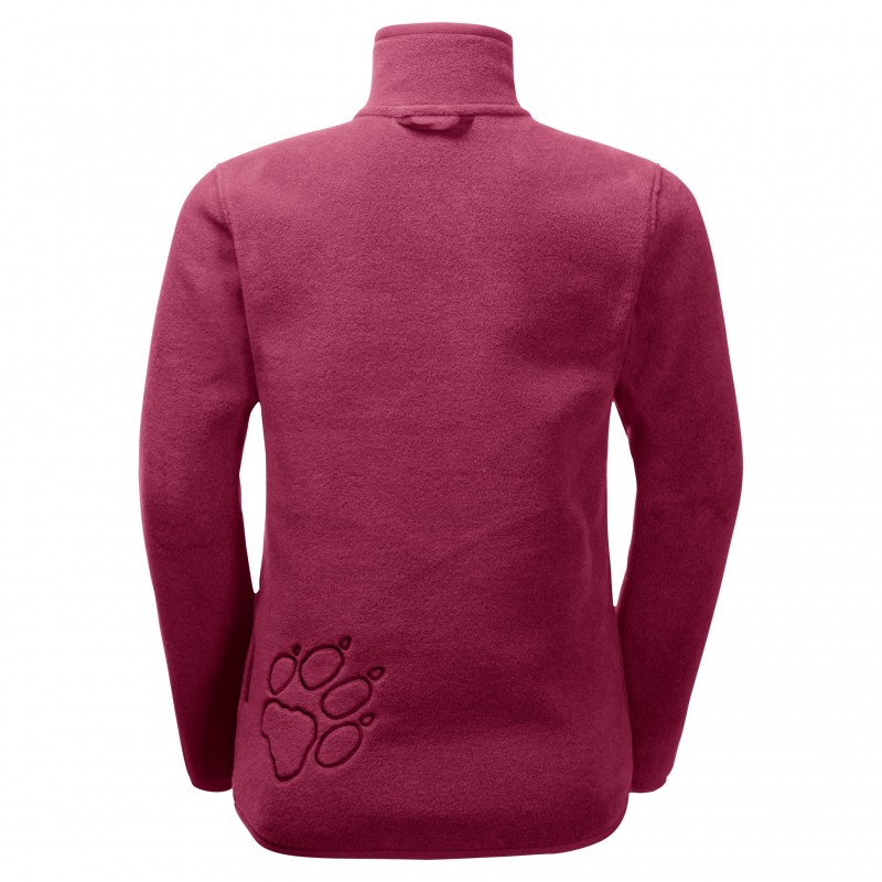 Фліс Jack Wolfskin MOONRISE PAW JACKET K 1607662_2501 Червоно-малиновий