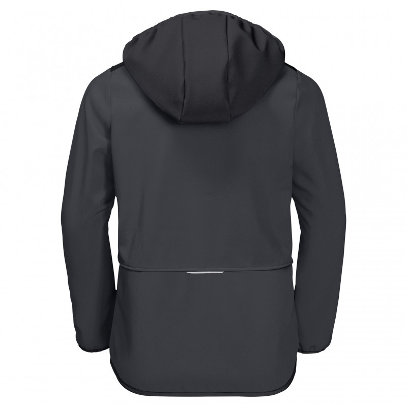 Шел Jack Wolfskin FOURWINDS JACKET KIDS 1608011_6352 Темно-сірий