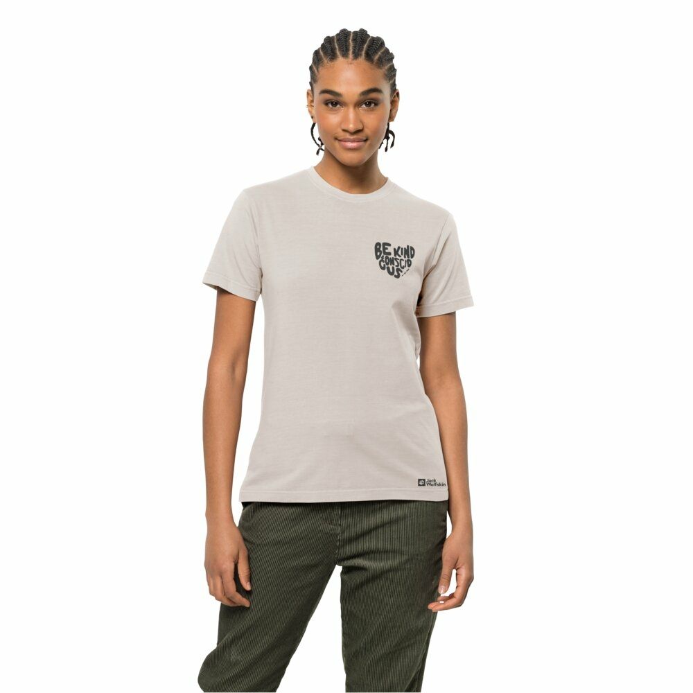 Футболка Jack Wolfskin NATURE T W 1808741_5062 Світло-сірий