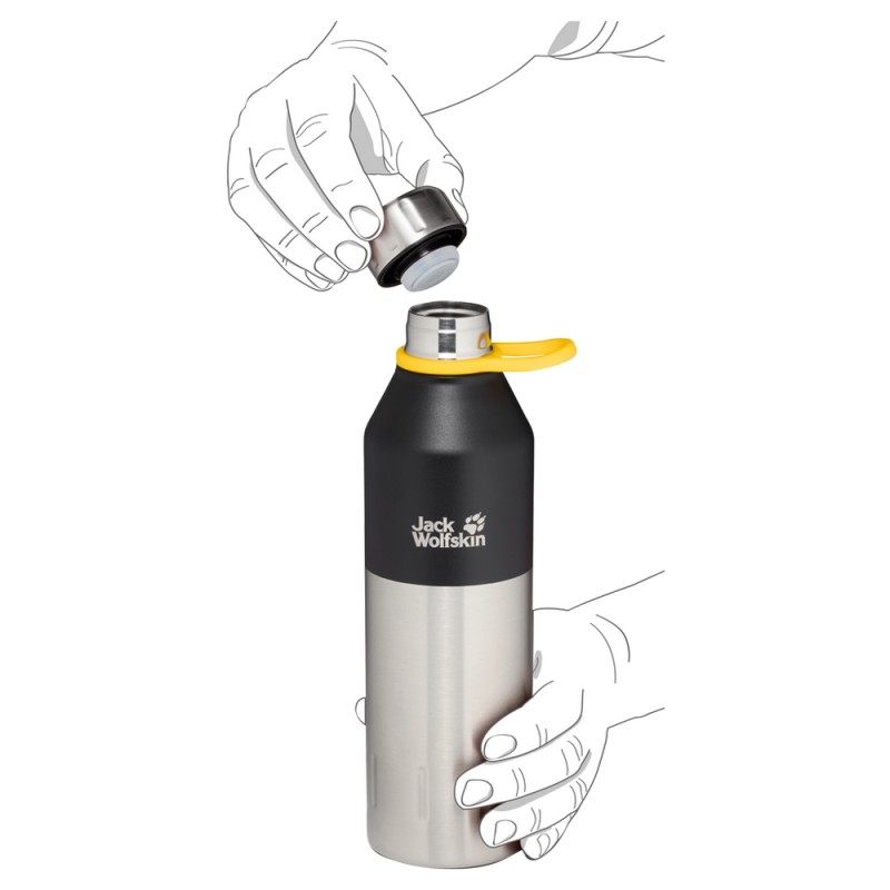 Пляшка Jack Wolfskin KOLE 0.35 8007031_6000 Чорний