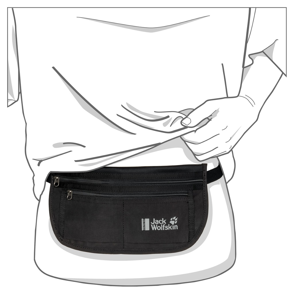 Сумка Jack Wolfskin DOCUMENT BELT RFID 8006951_6000 Чорний