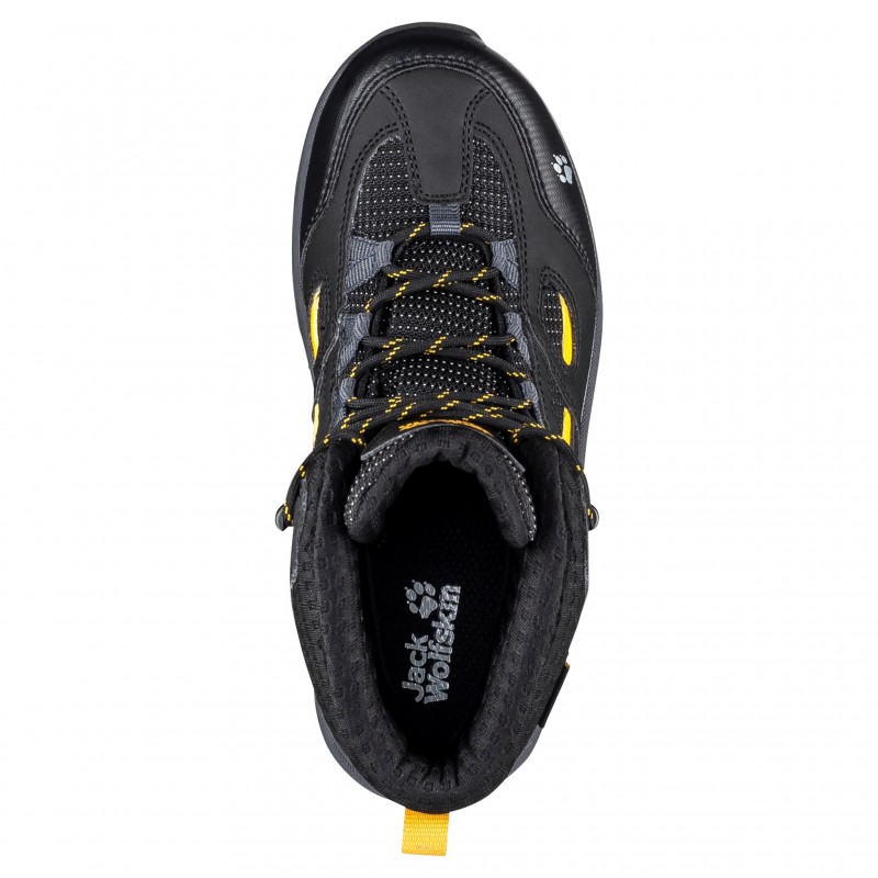 Черевики Jack Wolfskin VOJO TEXAPORE MID K 4042181_6361 Чорний, жовтий