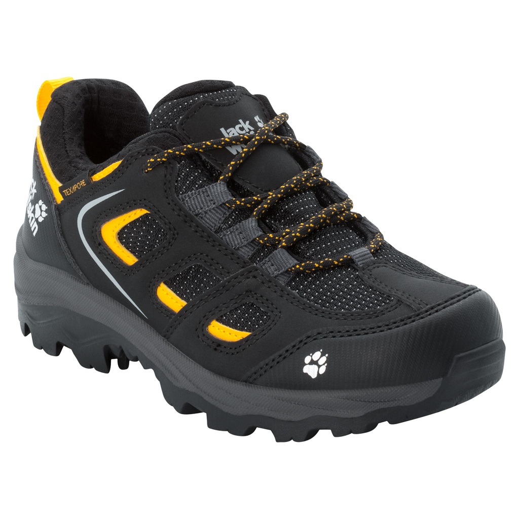 Напівчеревики Jack Wolfskin VOJO TEXAPORE LOW K 4042191_6361 Чорний, жовтий