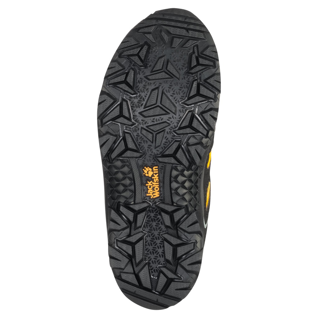 Напівчеревики Jack Wolfskin VOJO TEXAPORE LOW K 4042191_6361 Чорний, жовтий