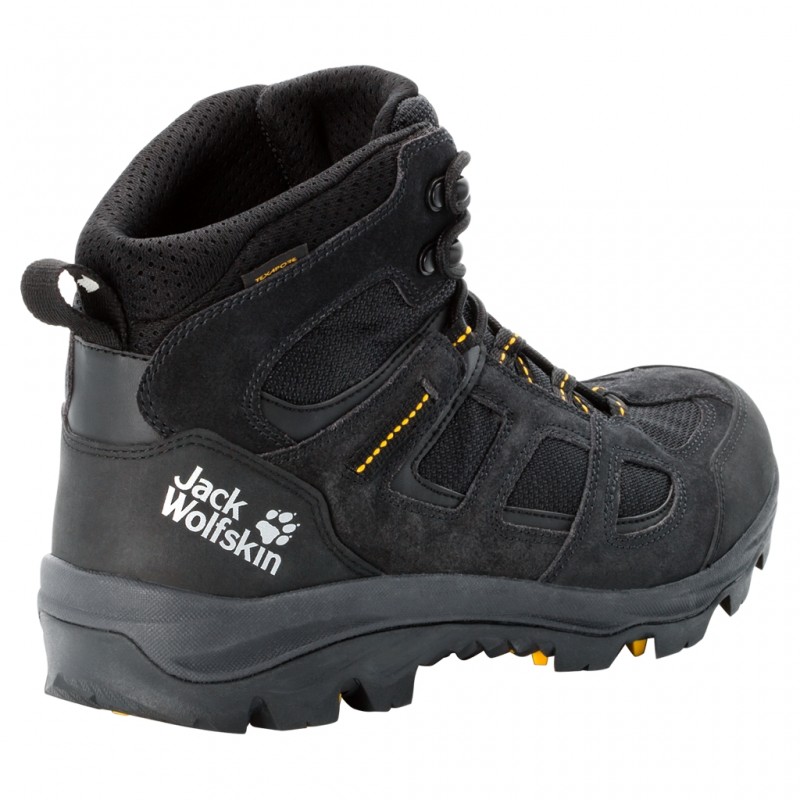 Черевики трекінгові Jack Wolfskin VOJO 3 TEXAPORE MID M 4042461_6055 Чорний, жовтий