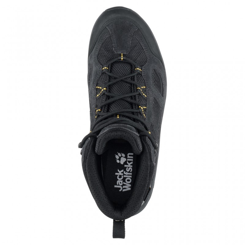 Черевики трекінгові Jack Wolfskin VOJO 3 TEXAPORE MID M 4042461_6055 Чорний, жовтий