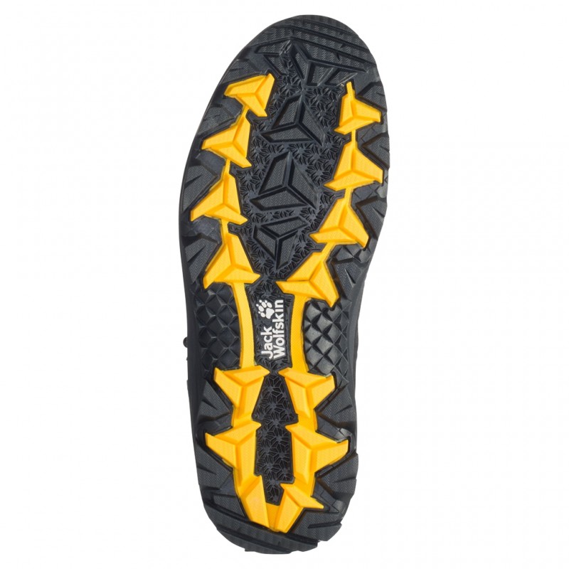 Черевики трекінгові Jack Wolfskin VOJO 3 TEXAPORE MID M 4042461_6055 Чорний, жовтий