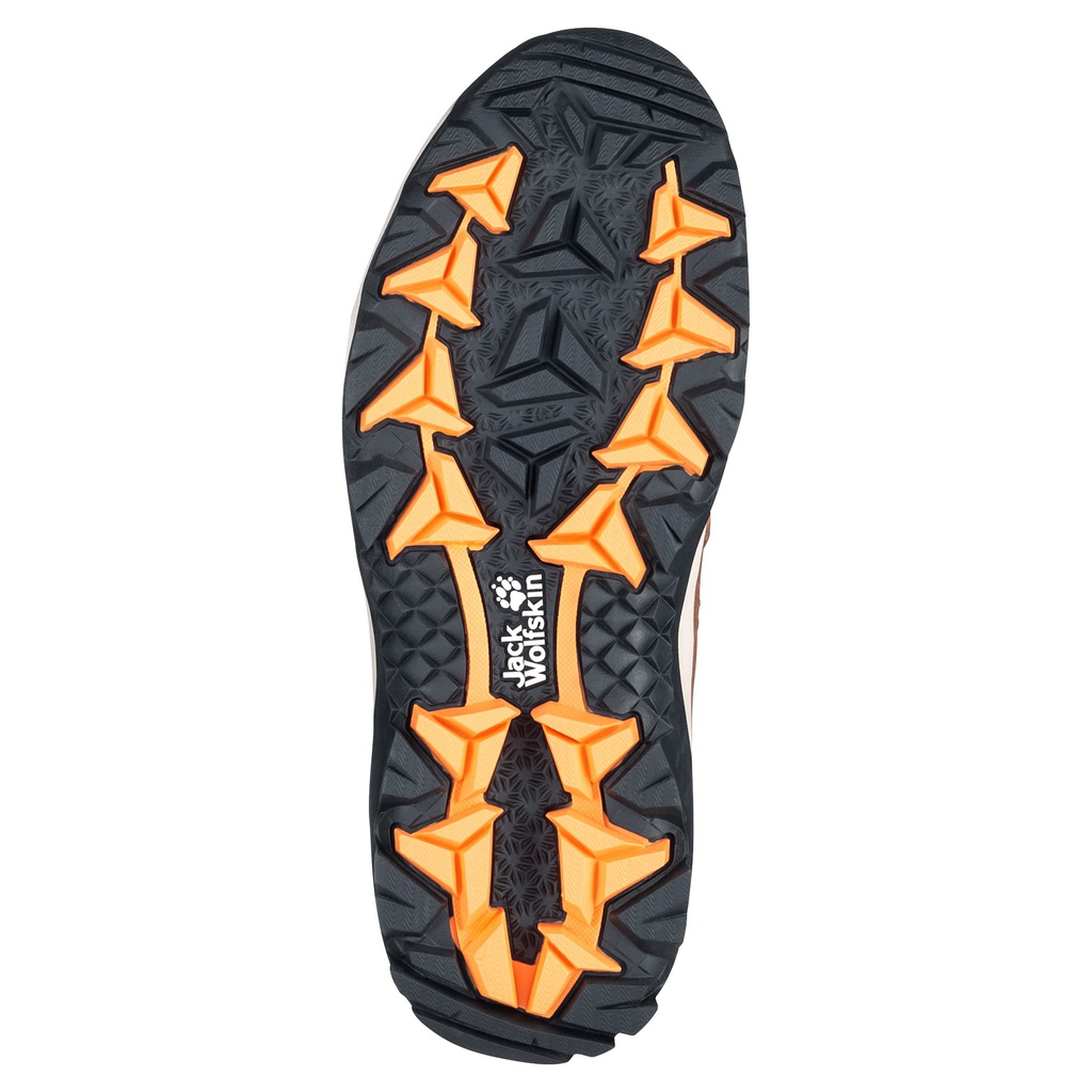 Черевики трекінгові Jack Wolfskin VOJO 3 TEXAPORE MID W 4042471_5238 Коричневий, темно-сірий