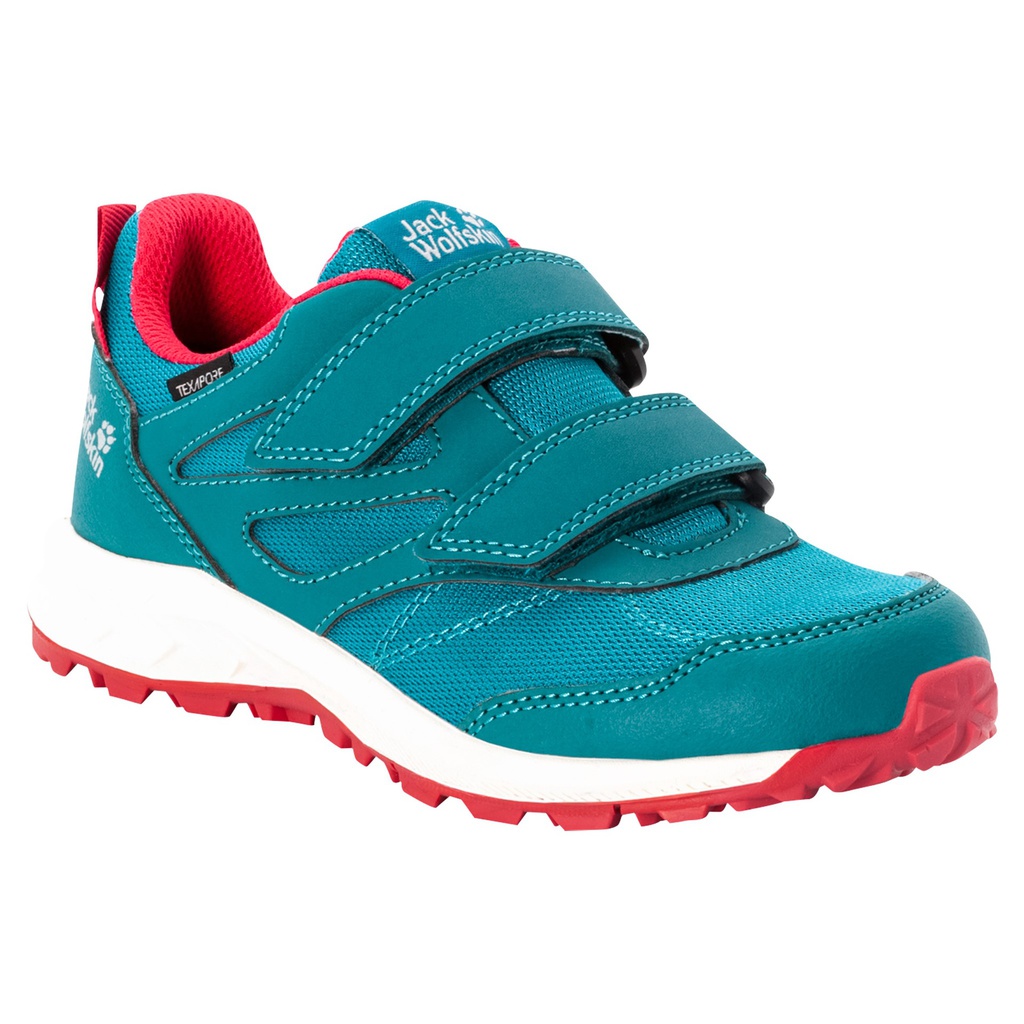 Кросівки демі Jack Wolfskin WOODLAND TEXAPORE LOW VC K 4046351_8166 Бірюзовий, рожевий