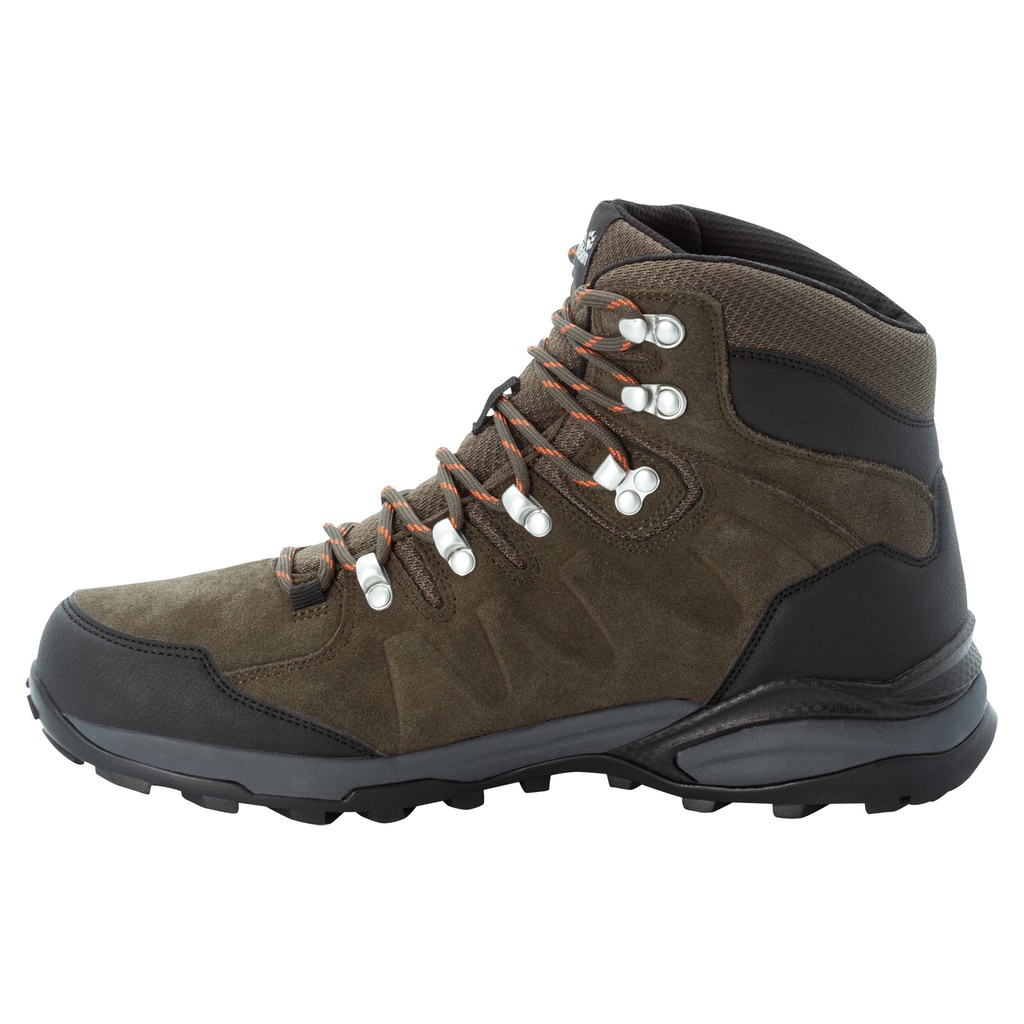Черевики Jack Wolfskin REFUGIO TEXAPORE MID M 4049841_4287 Хакі, темно-сірий