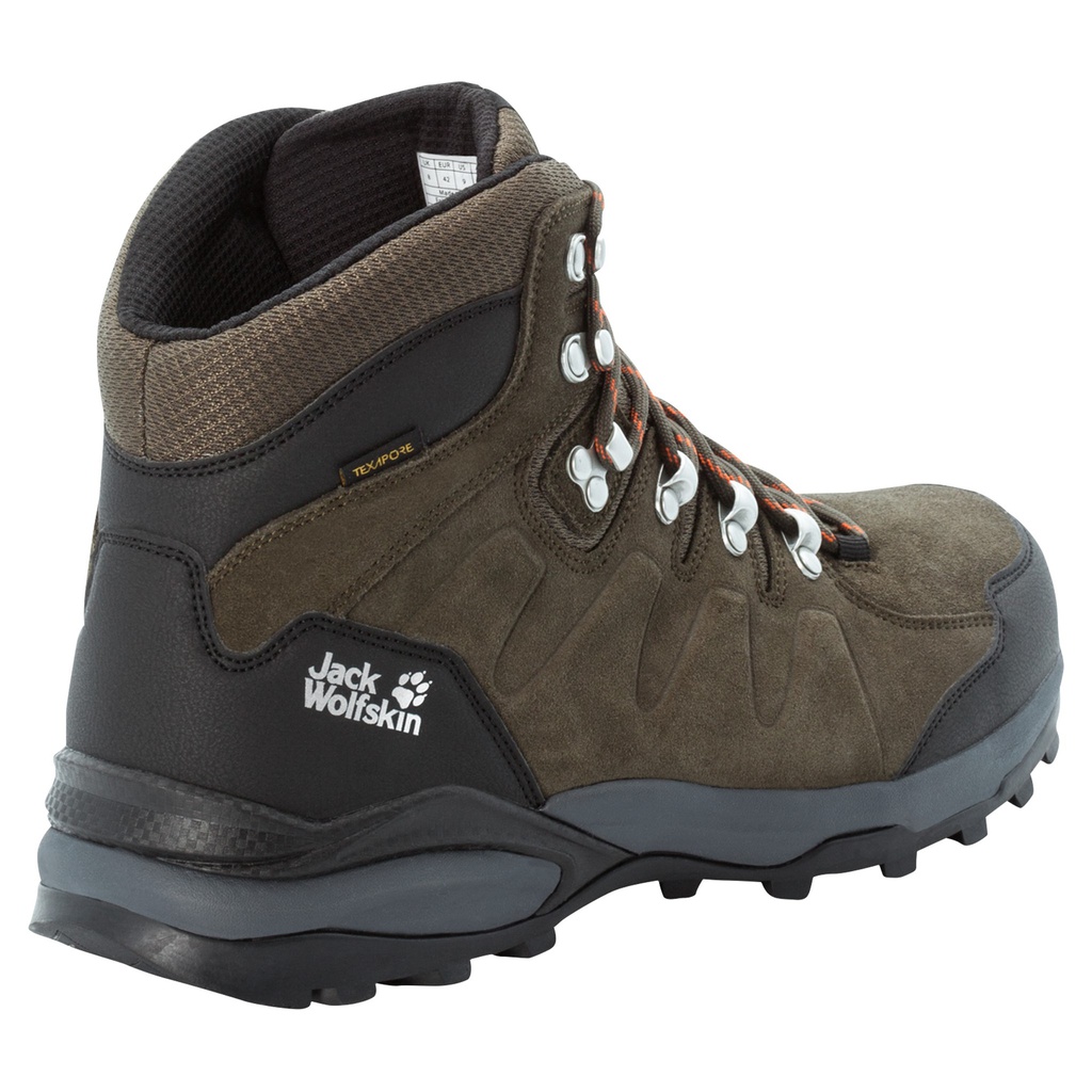 Черевики Jack Wolfskin REFUGIO TEXAPORE MID M 4049841_4287 Хакі, темно-сірий