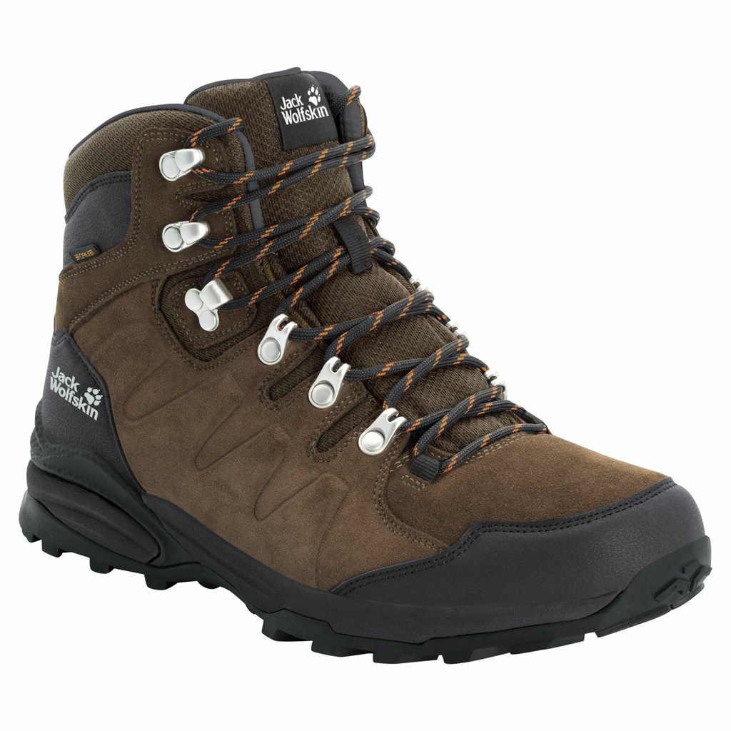 Черевики Jack Wolfskin REFUGIO TEXAPORE MID M 4049841_5298 Коричневий, темно-сірий
