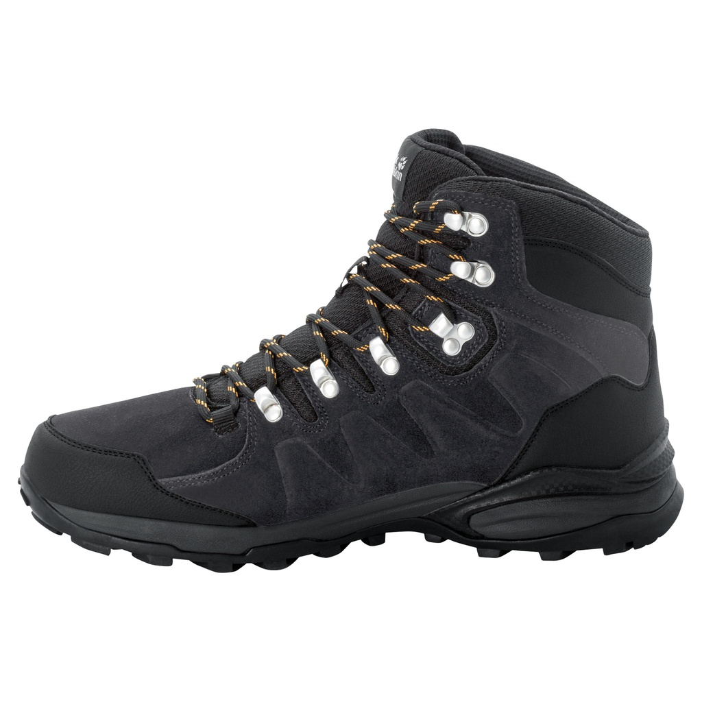 Черевики Jack Wolfskin REFUGIO TEXAPORE MID M 4049841_6357 Чорний, темно-сірий