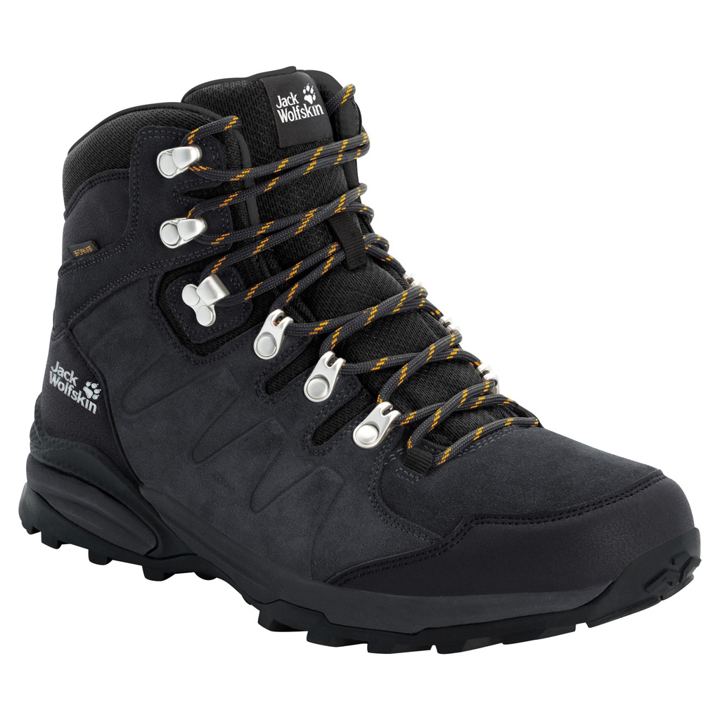 Черевики Jack Wolfskin REFUGIO TEXAPORE MID M 4049841_6357 Чорний, темно-сірий