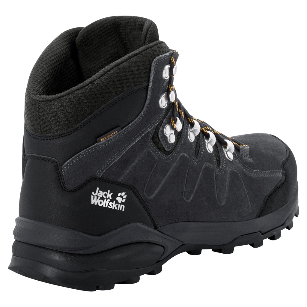 Черевики Jack Wolfskin REFUGIO TEXAPORE MID M 4049841_6357 Чорний, темно-сірий