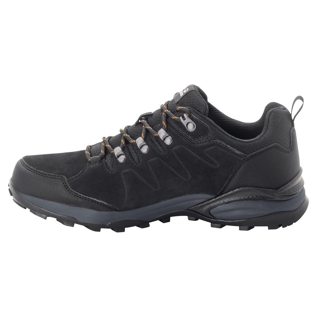Напівчеревики Jack Wolfskin REFUGIO TEXAPORE LOW M 4049851_6357 Чорний, темно-сірий