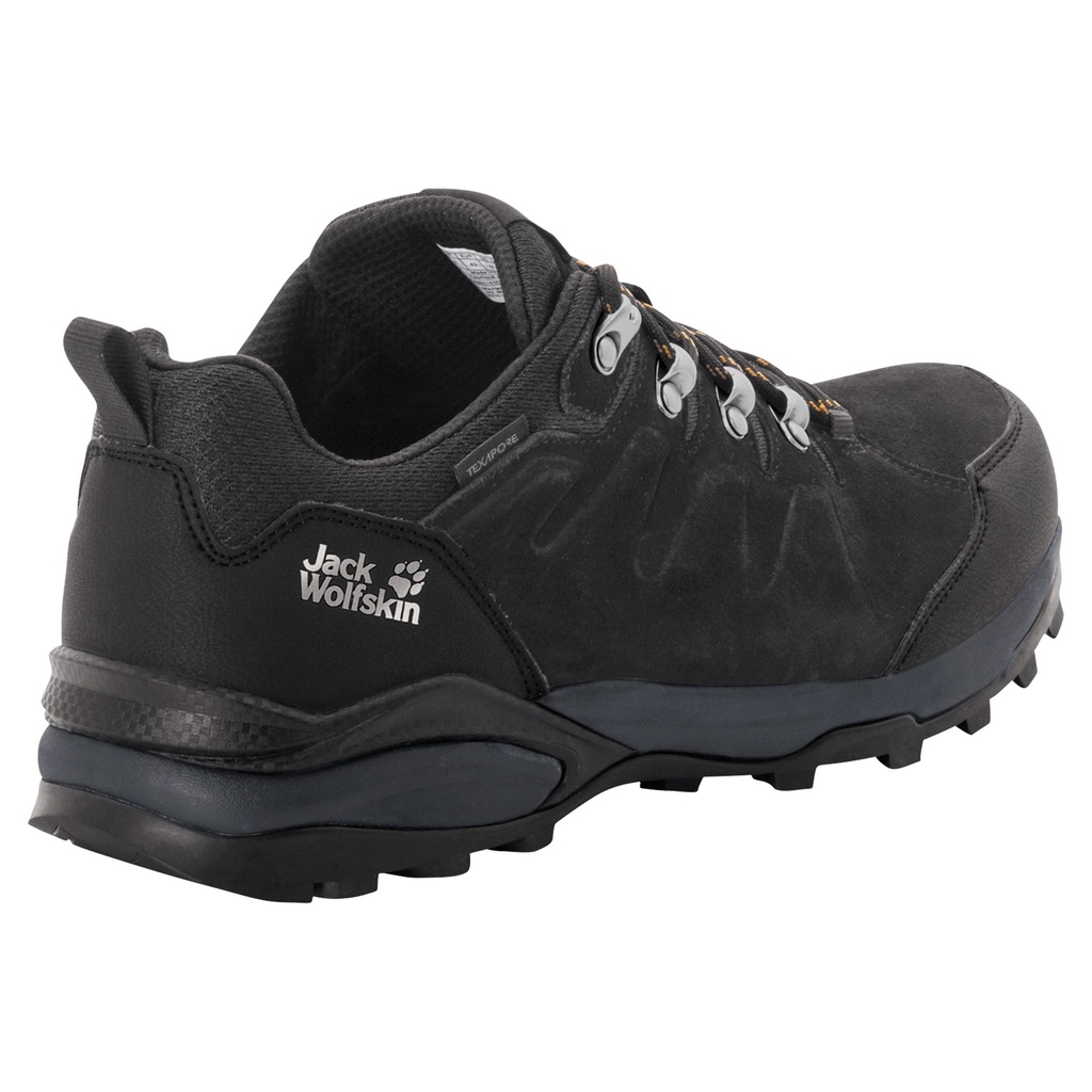 Напівчеревики Jack Wolfskin REFUGIO TEXAPORE LOW M 4049851_6357 Чорний, темно-сірий