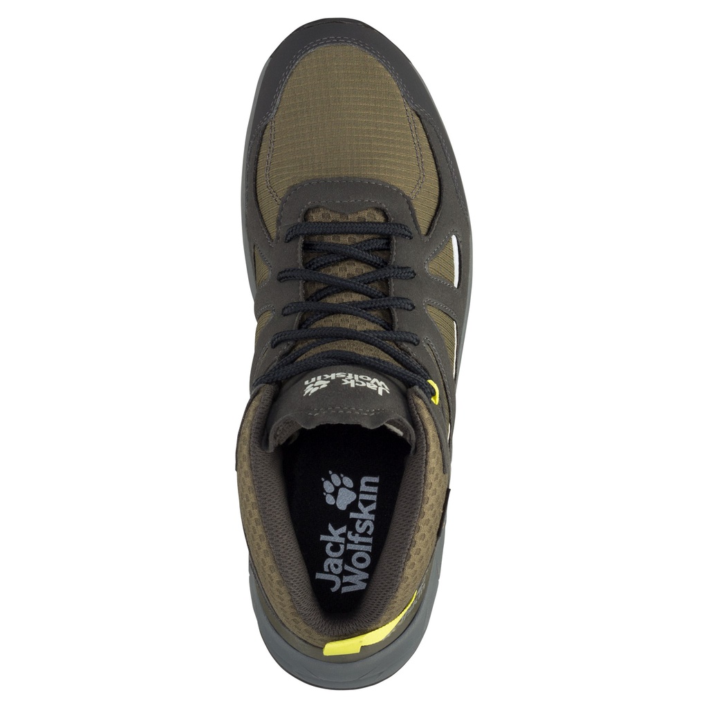 Черевики Jack Wolfskin WOODLAND 2 TEXAPORE MID M 4051261_4295 Хакі, темно-сірий
