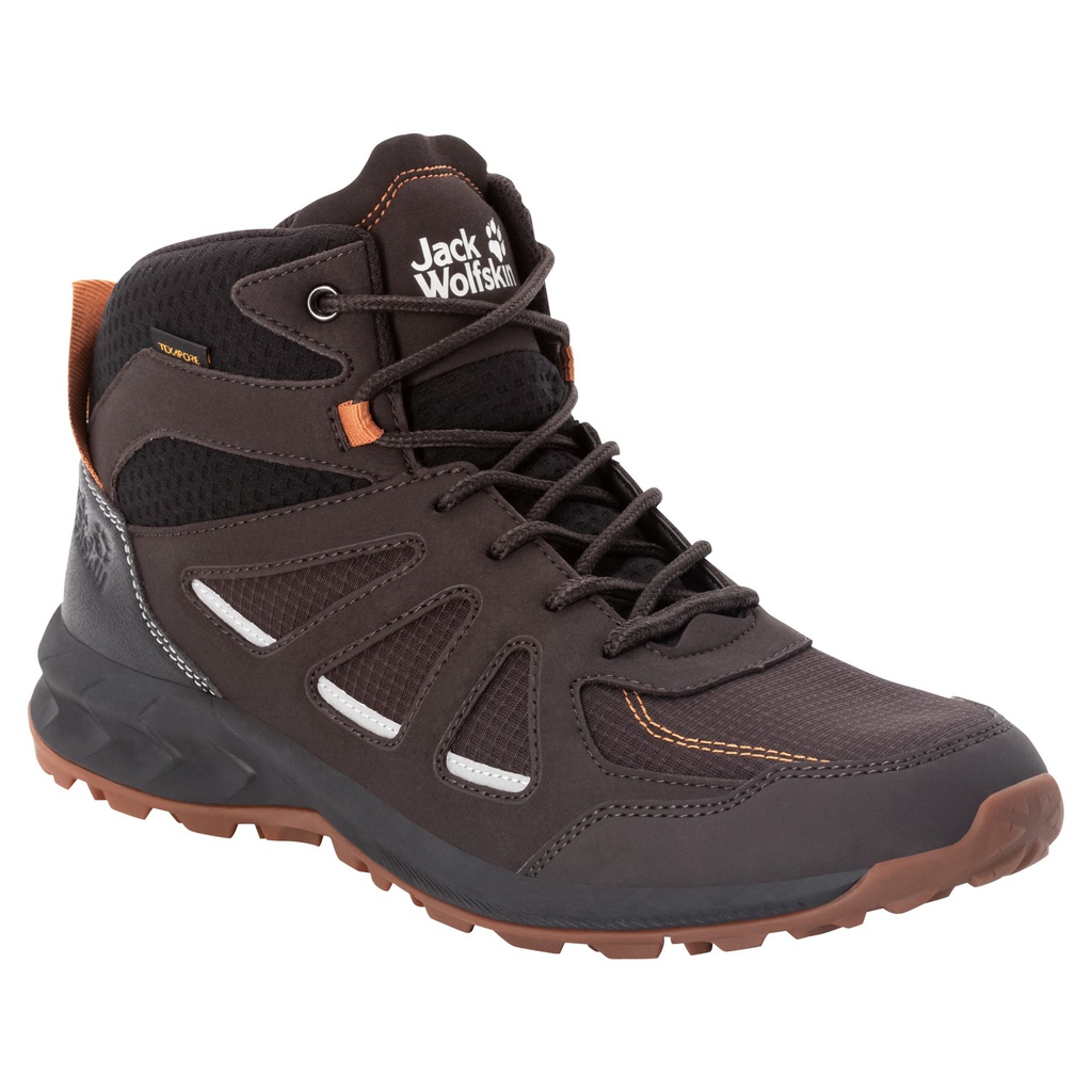 Черевики Jack Wolfskin WOODLAND 2 TEXAPORE MID M 4051261_5076 Темно-коричневий