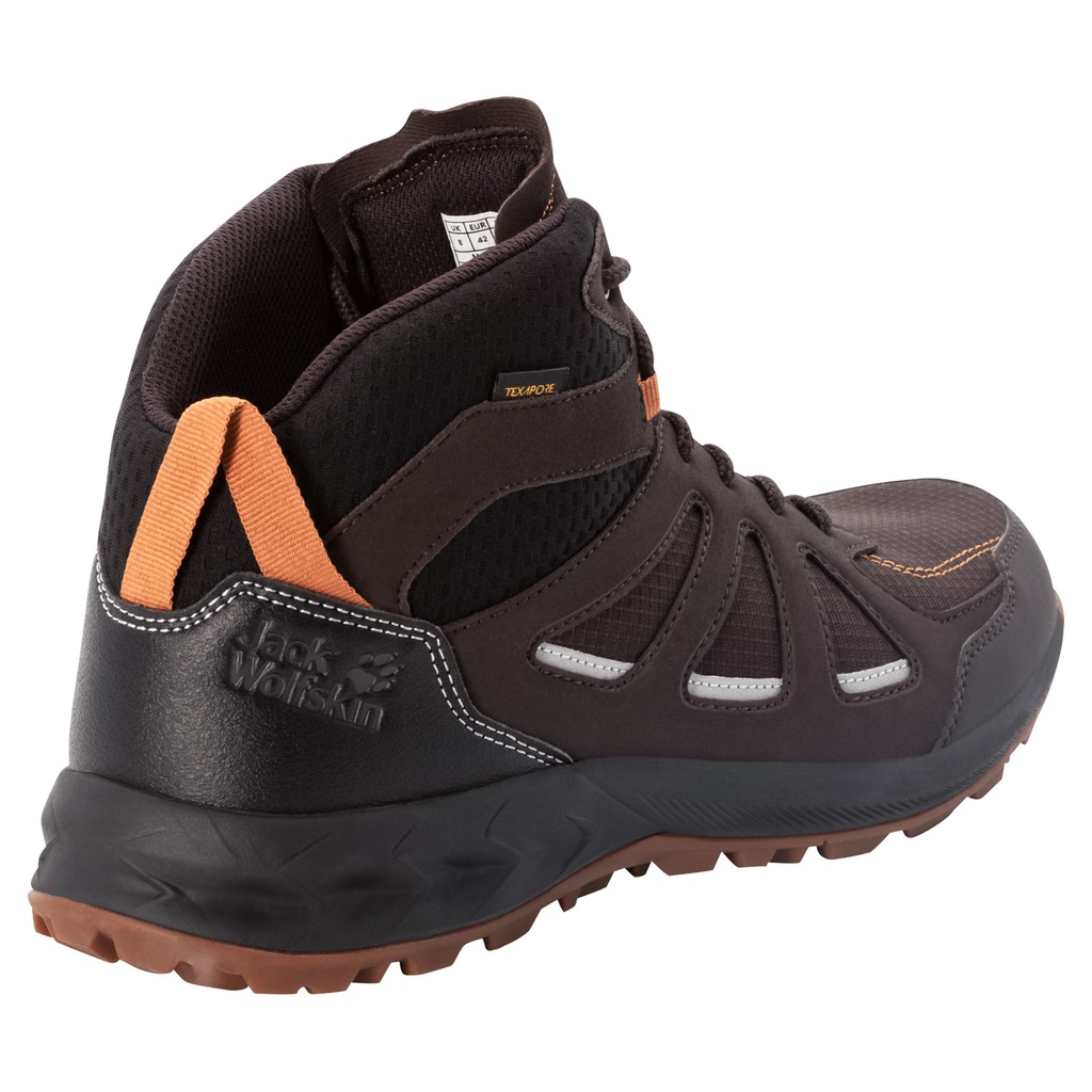 Черевики Jack Wolfskin WOODLAND 2 TEXAPORE MID M 4051261_5076 Темно-коричневий