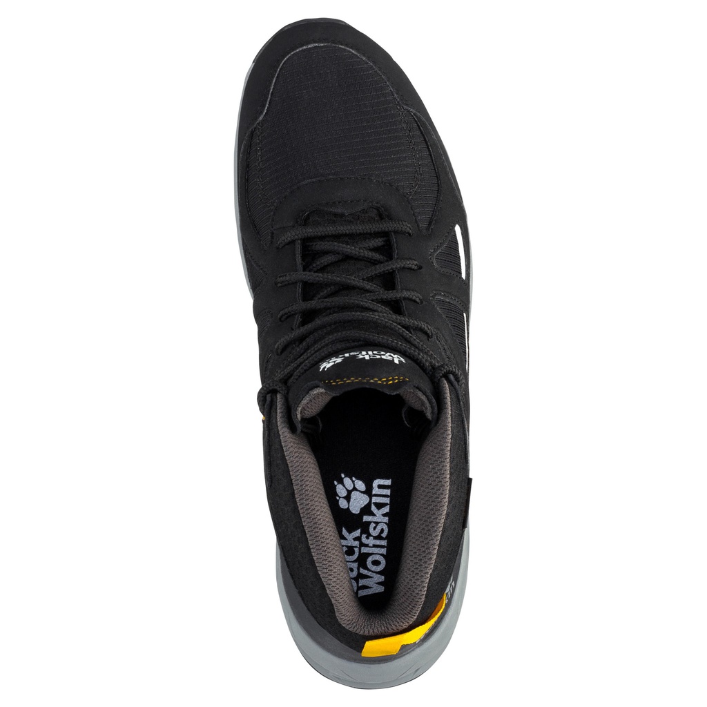 Черевики Jack Wolfskin WOODLAND 2 TEXAPORE MID M 4051261_6055 Чорний, жовтий