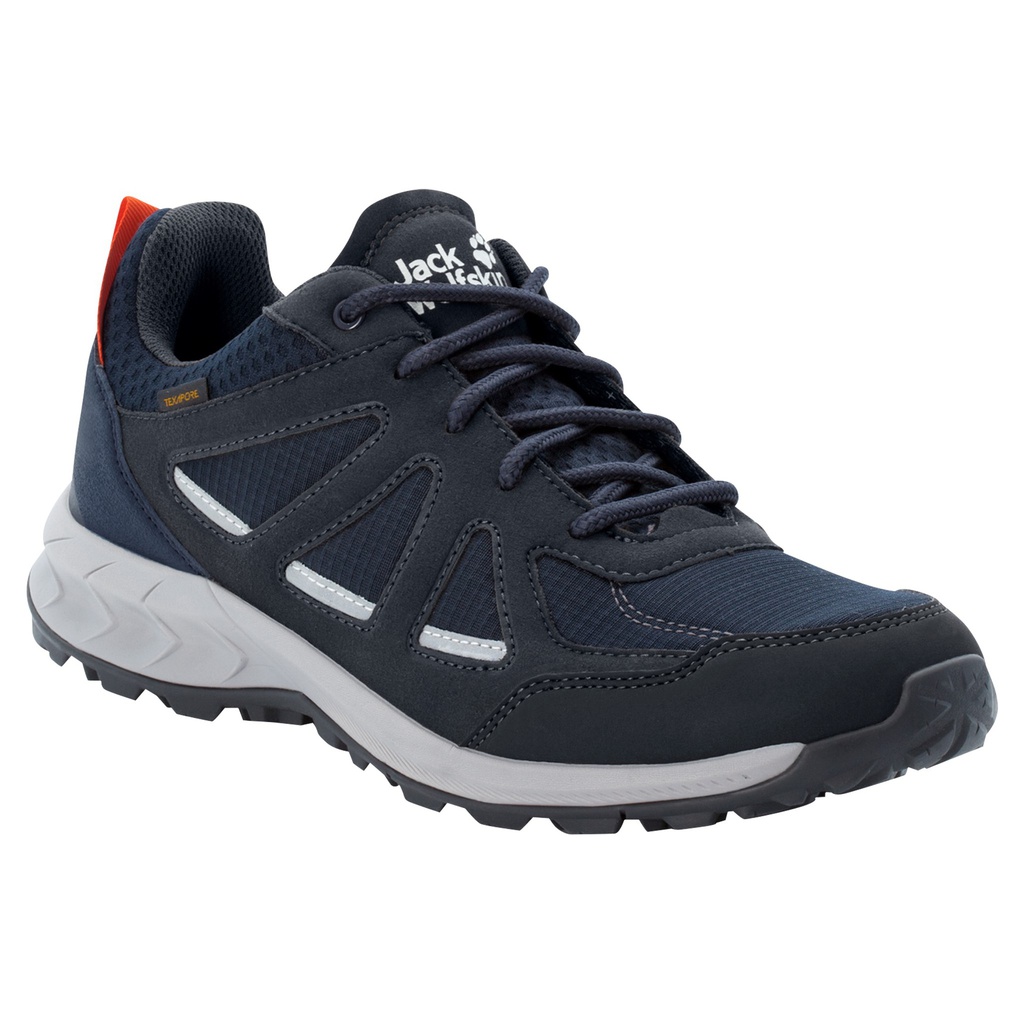 Напівчеревики Jack Wolfskin WOODLAND 2 TEXAPORE LOW M 4051271_1178 Темно-синій