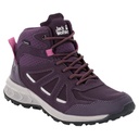 Черевики Jack Wolfskin WOODLAND 2 TEXAPORE MID W 4051331_2815 Фіолетовий, сірий