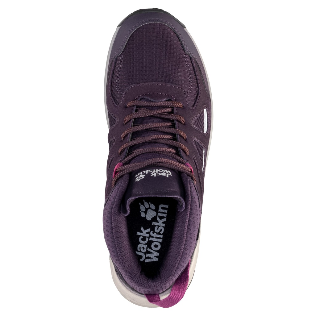 Черевики Jack Wolfskin WOODLAND 2 TEXAPORE MID W 4051331_2815 Фіолетовий, сірий