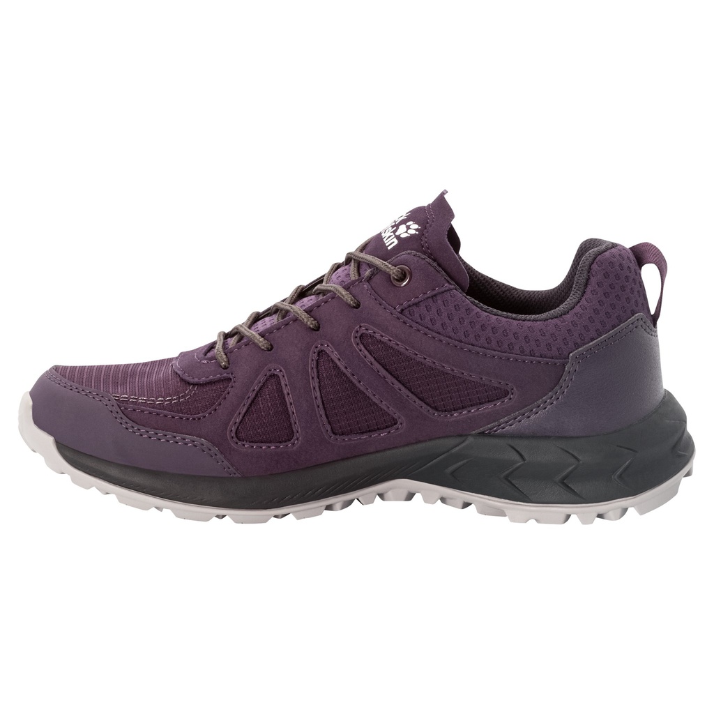 Напівчеревики Jack Wolfskin WOODLAND 2 TEXAPORE LOW W 4051341_2815 Фіолетовий, сірий