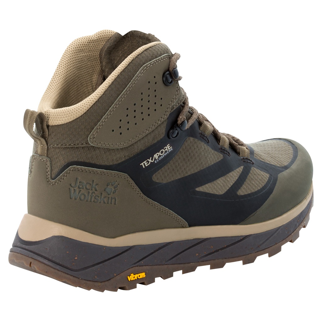 Черевики Jack Wolfskin TERRAVENTURE TEXAPORE MID M 4051521_5347 Коричневий, темно-сірий