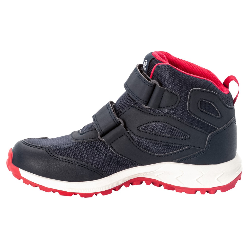 Черевики Jack Wolfskin WOODLAND TEXAPORE MID VC K 4052591_1207 Темно-синій, рожевий