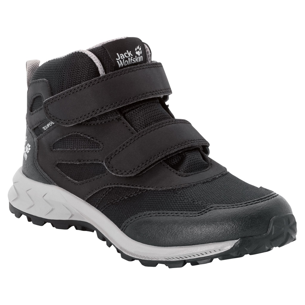 Черевики Jack Wolfskin WOODLAND TEXAPORE MID VC K 4052591_6069 Чорний, сірий