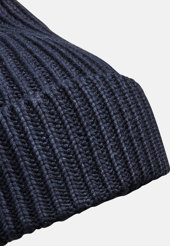 Шапка Camel Active Knitted Beanie 406490-8M49-47 Темно-синій