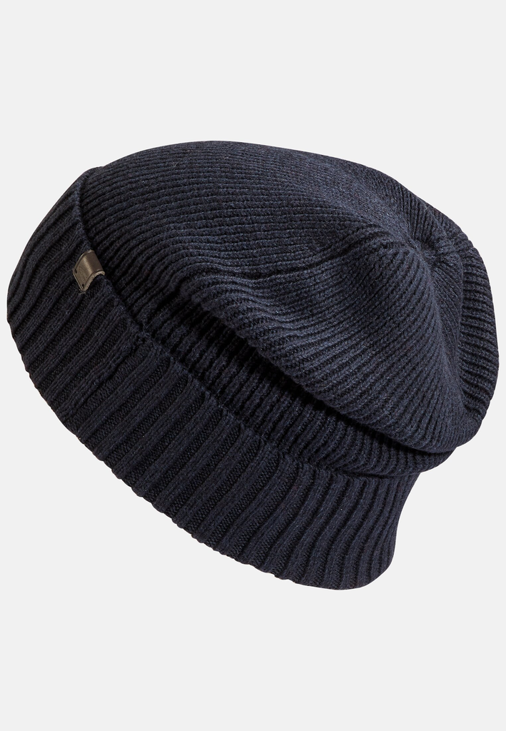 Шапка Camel Active Knitted Beanie 406500-8M50-47 Темно-синій