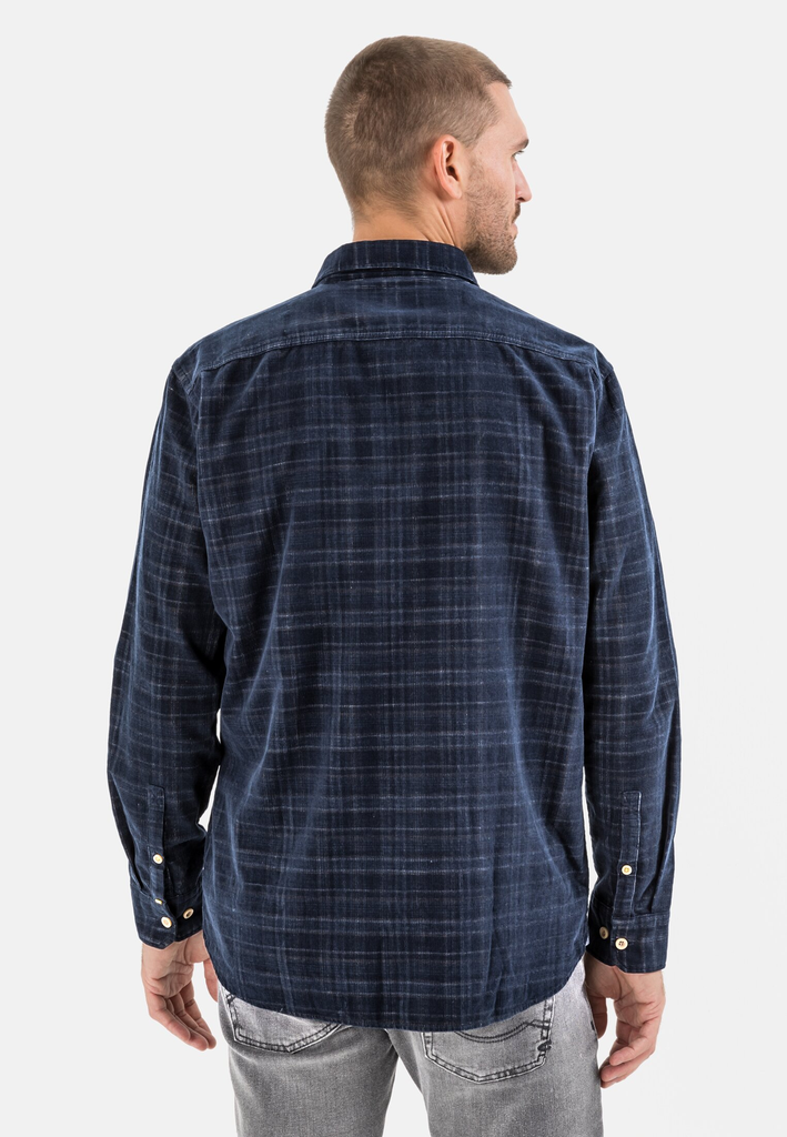 Сорочка з довгим рукавом Camel Active Longsleeve Shirt 409112-8S42-47 Темно-синій