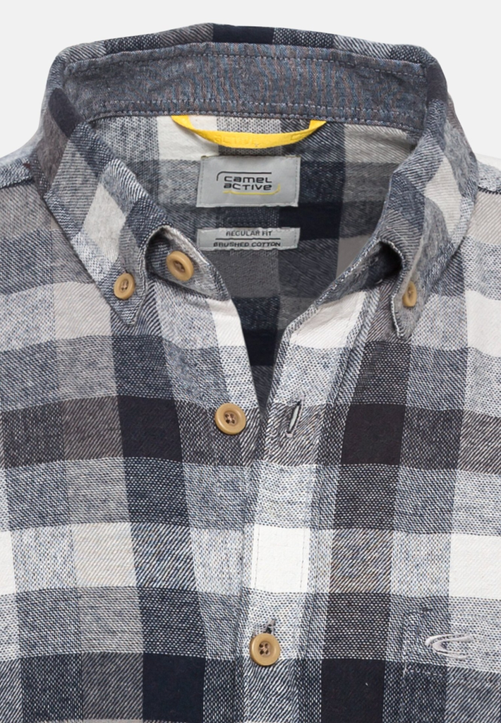 Сорочка з довгим рукавом Camel Active Longsleeve Shirt 409118-8S58-07 Сірий