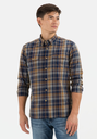 Сорочка з довгим рукавом Camel Active Longsleeve Shirt 409119-8S19-55 Сірий, жовтий