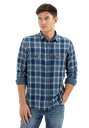 Сорочка з довгим рукавом Camel Active Longsleeve Shirt 409132-8S22-47 Темно-синій