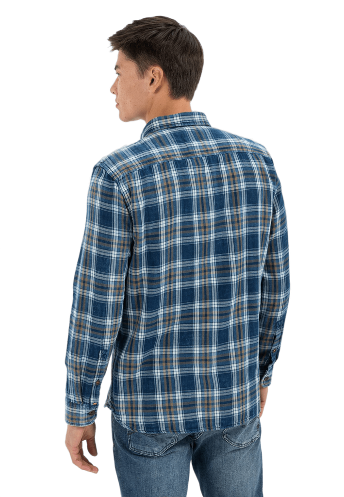 Сорочка з довгим рукавом Camel Active Longsleeve Shirt 409132-8S22-47 Темно-синій