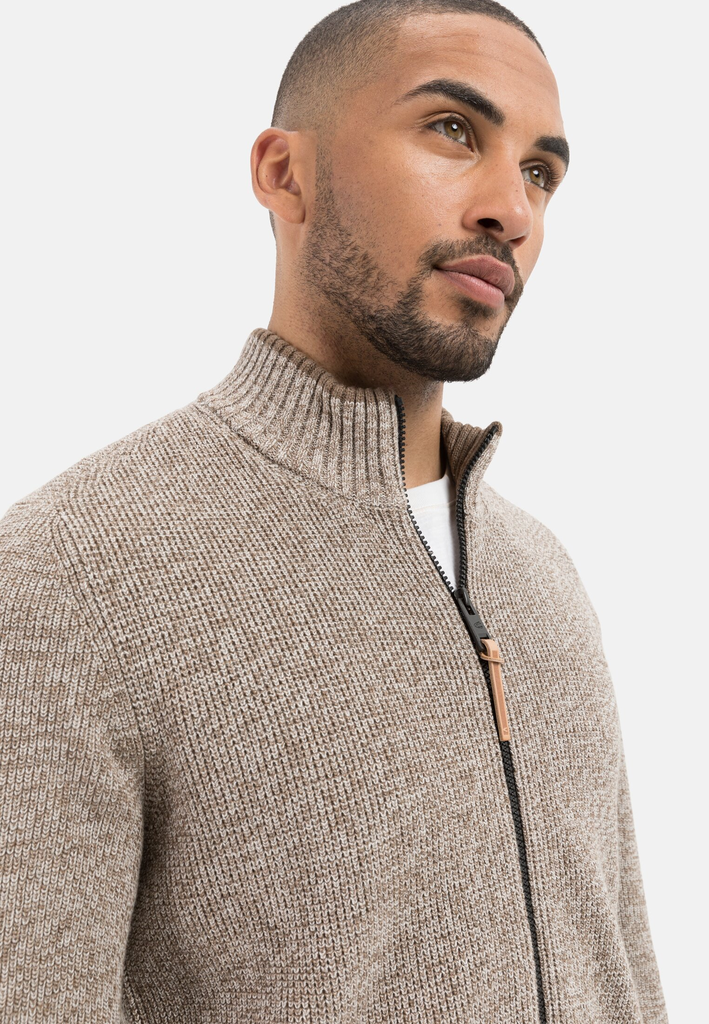 Кардиган Camel Active Knit 1/1 Jacket 409525-8K08-19 Сірий