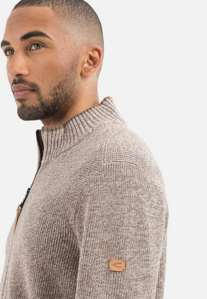 Кардиган Camel Active Knit 1/1 Jacket 409525-8K08-19 Сірий