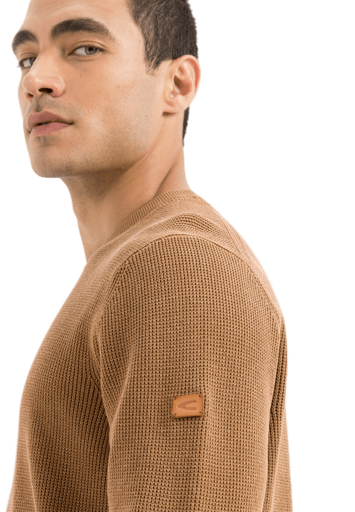 Джемпер Camel Active Knit 1/1 Crewneck 409545-8K10-19 Коричневый