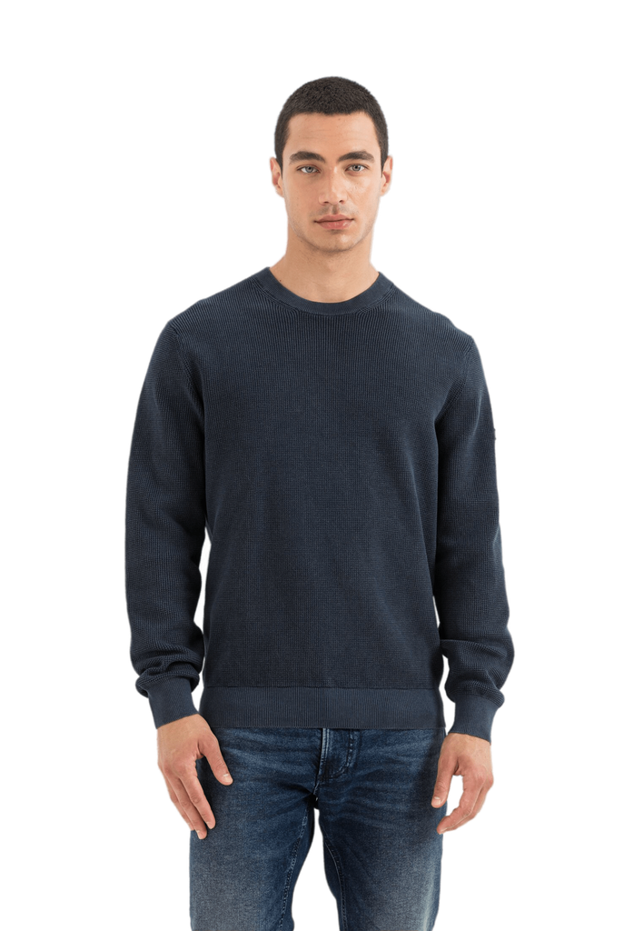 Джемпер Camel Active Knit 1/1 Crewneck 409545-8K10-47 Темно-синій