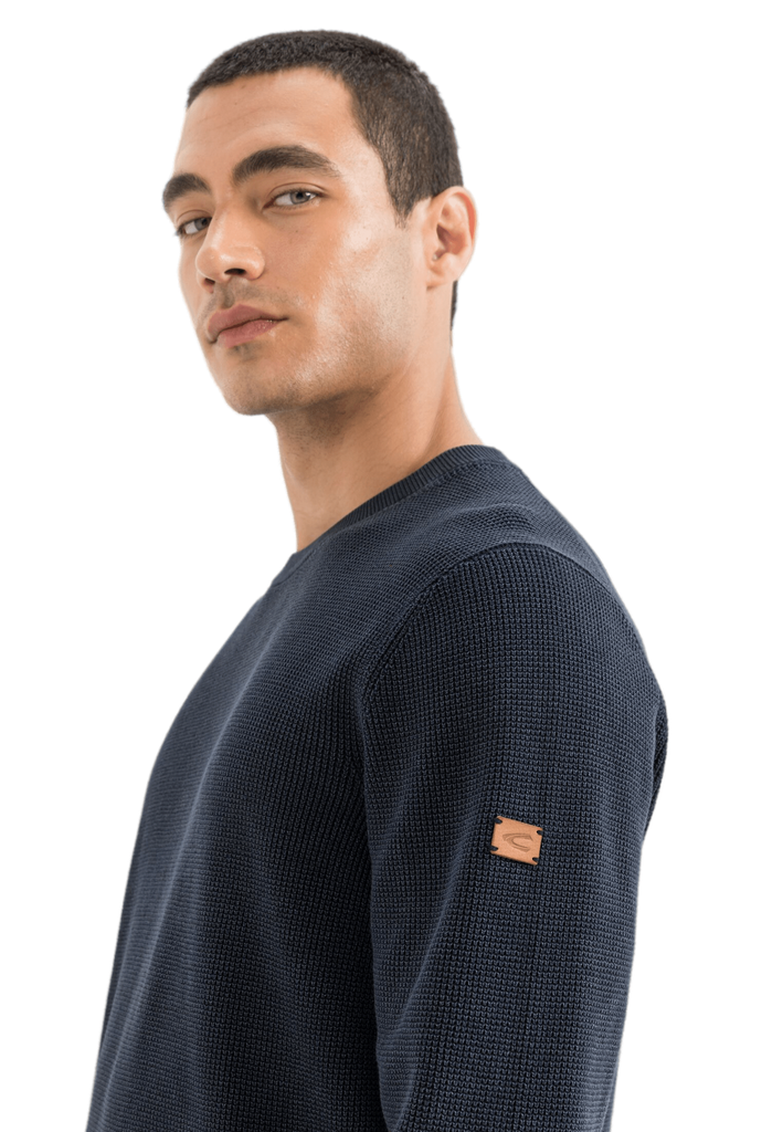 Джемпер Camel Active Knit 1/1 Crewneck 409545-8K10-47 Темно-синій