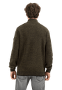 Светр Camel Active Knit 1/1 Troyer 409585-8K06-93 Темно-оливковий