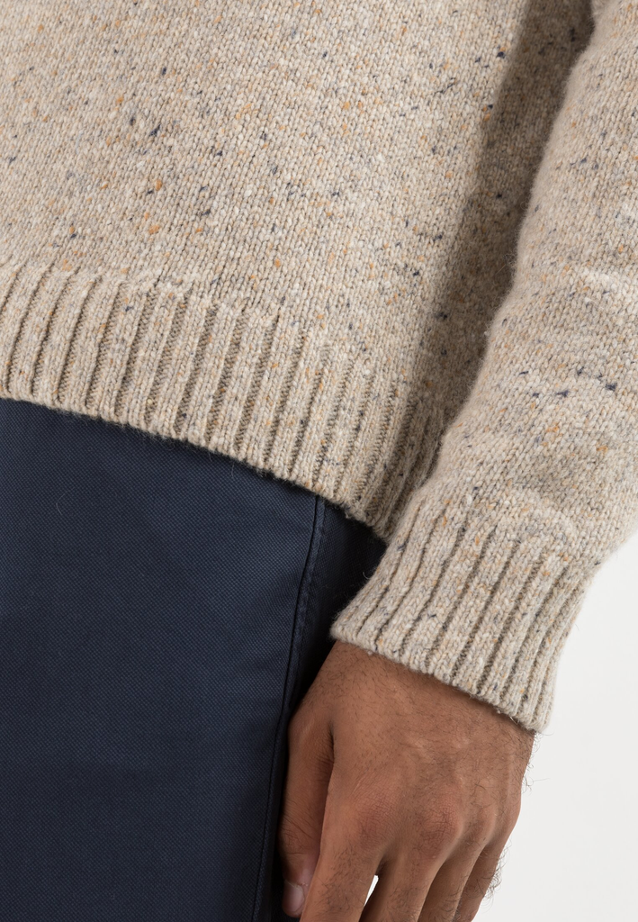 Светр Camel Active Knit 1/1 Troyer 409585-8K39-19 Сіро-бежевий
