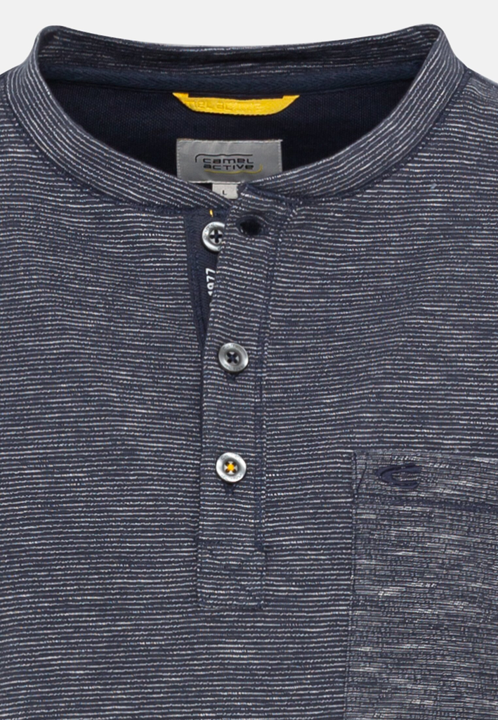 Реглан Camel Active Henley 1/1 Arm 409670-8T51-47 Темно-синій