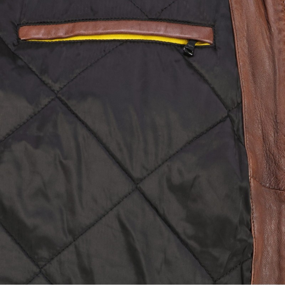 Жакет Camel Active Leather Blouson 431140-8L17-20 Коричневий