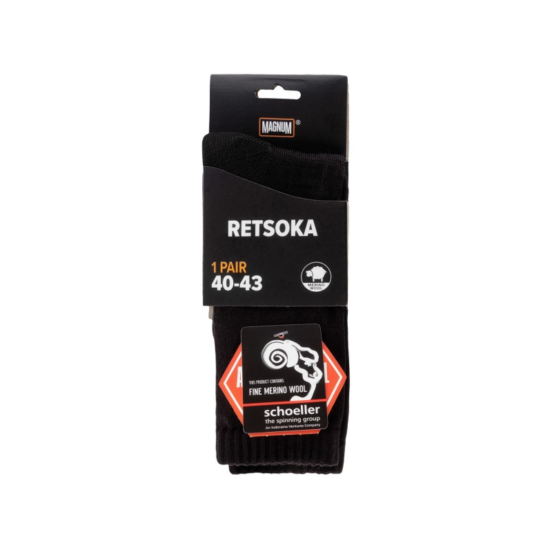 Шкарпетки MAGNUM RETSOKA-BLACK/FORG IRON Чорний, сірий