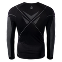 Фуфайка HI-TEC BURAZ TOP-BLACK/GREY Чорний, сірий